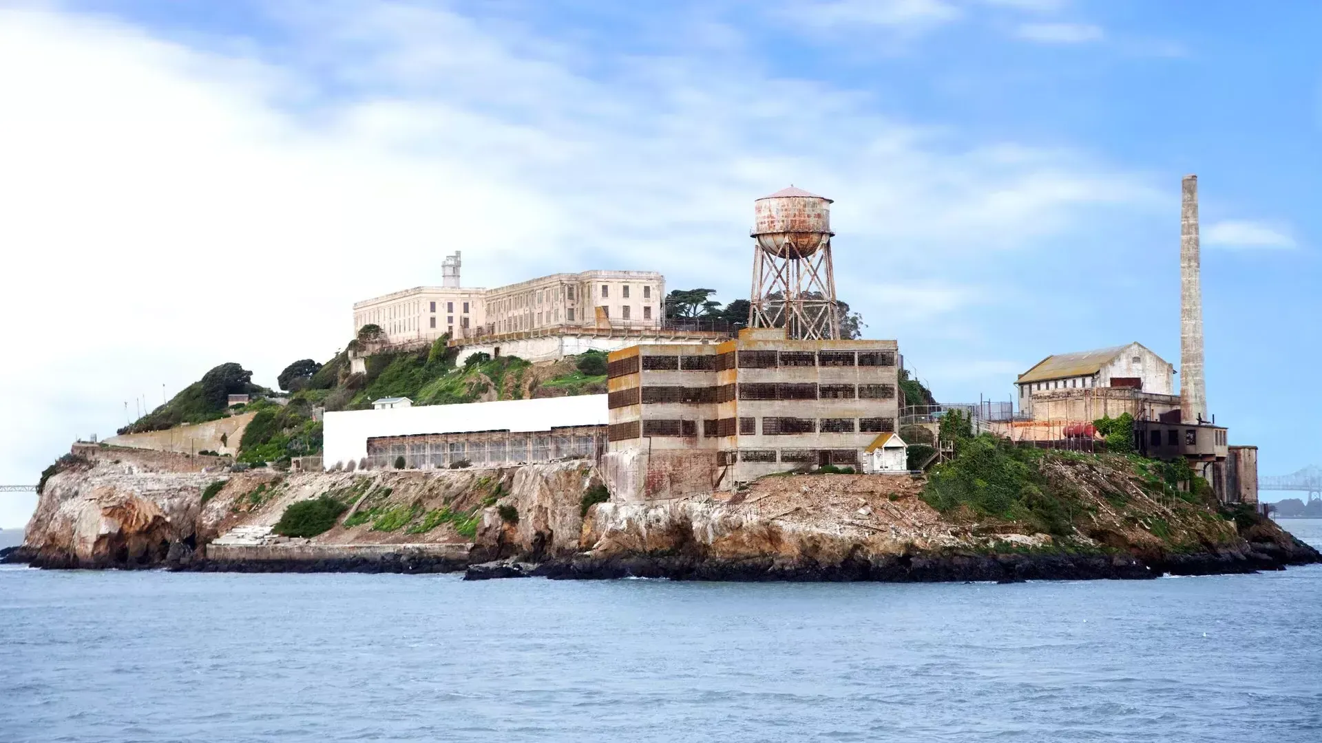 Alcatraz vom Boot aus gesehen